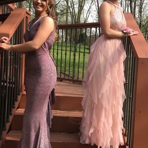 Pink prom dress